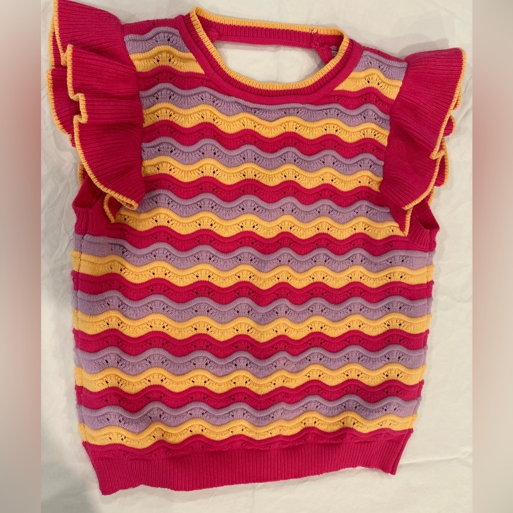 THML Sweater Pink | Purple NWT Sleeve Knit Top